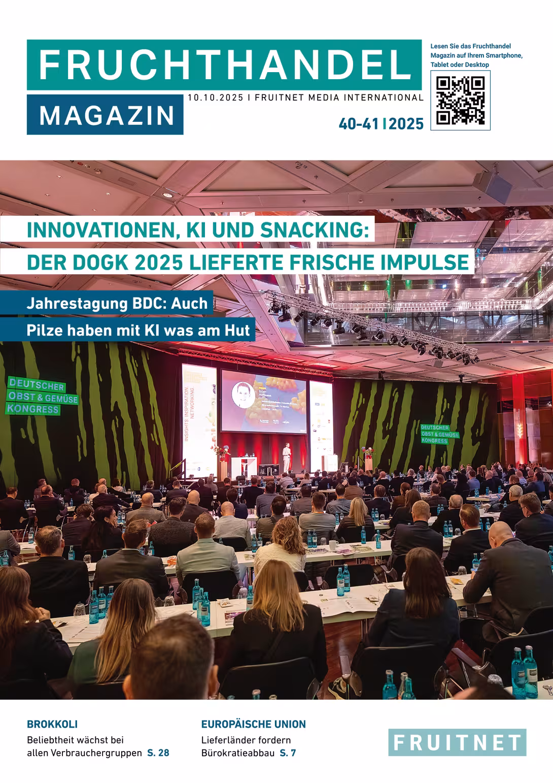 Titelseite des Fruchthandel Magazin 40/41 2025